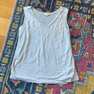 Kinross 100% linen tank top